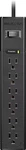 Insignia- 6-OUTLET 1,080 Joules Surge Protector Black. Fixed Price $19.99.