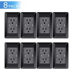 8PACK Dual Plug Electric Wall Socket Adapter Port Outlet Panel Switch 2A 2USB. Fixed Price $99.74.