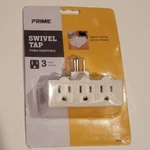 Prime Swivel Tap Plug Multi - Space Saving Design 3 Outlets New. Fixed Price $10.99.