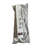 Ikea 6 Outlet Power Strip With Switch Grounded White Light 19 "(2-PACK). Fixed Price $18.99.