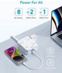 Anker 8-OUTLETS Power Strip 2000J Surge Protector Usb-a Port 20W Usb-c Charge. Fixed Price $18.00.