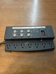 Newpoint Computer-grade Surge Protector Floor 7-OUTLET Model S100T+ Tested Works. Fixed Price $29.99.
