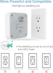 Multi Plug Outlet Splitter, Widely Spaced Extender With 4 Ac, Wall Pl.... Fixed Price $28.36.