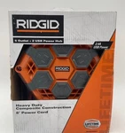 Ridgid 8 Ft. Cord 5-OUTLET 2 Usb-a Power Hub. Fixed Price $26.48.