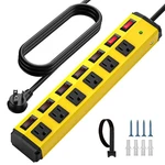 6-OUTLETS Heavy Duty Individual Switches Power STRIP,1200J Surge Protector. Fixed Price $29.88.