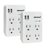 Oviitech Multi-functional Wall Mount Outlet,surge 4 Outlets, White. Fixed Price $25.40.