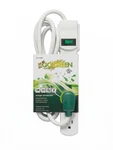 Gogreen 6-OUTLET Surge Protector Power Strip 6FT Cord White New Bulk Opt. Fixed Price $9.00.