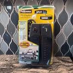 Fellowes 10-OUTLET Surge Protector 1430 Joules Power Strip Phone Coax Fax New. Fixed Price $28.00.