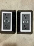 2X Powrui Model 508-2U1C 6 Outlets W/2 Usb & Port ( Pack Black ). Fixed Price $33.82.