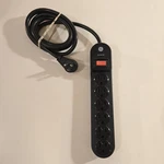 Relocatable 6-PLUG Power Safety Surge Protector Tap PS-636F-2A. Fixed Price $10.44.