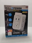 Bell Howell Up As Seen On Tv Charge 7 Devices 2 Usb 5 Outlet 1 Led Night Light. Fixed Price $16.99.