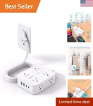 8-OUTLET Surge Protector With 4 Usb Charging Ports Perfect For Dorm & Office. Fixed Price $16.10.