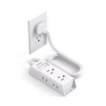Cruise Essentials - Flat Plug Power Strip, Addtam 5 Ft Ultra Extension C.... Fixed Price $15.99.