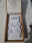360 Electrical Revolve 4 Outlets Wall Tap Surge Protector White 1080 J- New. Fixed Price $32.11.