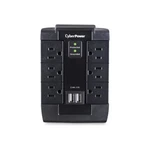 Cyberpower CSP600WSU Surge Protector 1200J/125V 6-AC Swivel Outlets Usb Plugs. Fixed Price $24.64.
