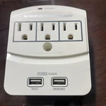 Monster 121864-00 Mp Exp 350 Usb Ef Outlet + Wall Surge Protector White. Fixed Price $15.29.