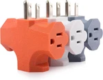 Etl Listed 3-PACK Way Plug 15A 1875W, Prong Outlet Adapter, Pow. Fixed Price $20.99.