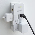 Echogear On-wall Surge Protector With 6 Pivoting Ac Outlets & 1080 Joules Of .... Fixed Price $30.79.