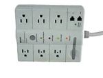 Woods 5719 Surge Suppressor Power Strip Phone Fax Modem Protection Tested. Fixed Price $29.00.