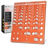 T&d Products 42 Holes Nut Bolt Thread Checker Sae/metric Wall Mountable. Fixed Price $42.95.