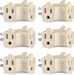 Power Extender T-shaped With 15 Amps 125V 50HZ Watts 3 Outlet Adapternew. Fixed Price $13.49.
