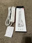 Cyberpower Ft. 2 Usb-a Usb-c 1500J 4-OUTLET Surge Protector New. Fixed Price $13.40.