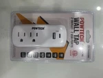 Powtech Wall Tap 2-OUTLETS Usb-a & Usb-c Ports 3.4A 15A 125V White PT-7842USBC. Fixed Price $8.99.