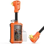 Kirfeiht Surge Protector - 20000 Joules Power Voltage 50AMP, Orange. Fixed Price $94.02.