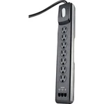 41627 Woods 7-OUTLET 2480J Black Multi-media Surge Protector Strip With Ft. Co. Fixed Price $52.37.