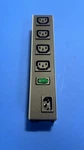 Hammond Manufacturing 1581H4 Power Bar Outlet, 10 Made Canada. Fixed Price $22.00.