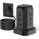 Tower Power Strip Surge Protector Usb Ports, Multiple Outlets For Desktop. Fixed Price $25.88.