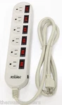 6 Outlet Surge Power Strip With Lighted On/off Switches One Every Plug. Fixed Price $29.99.