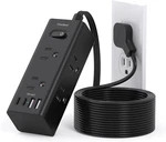10FT Extension Cord With Multiple Outlets, Flat Plug Power Strip Surge Protector. Fixed Price $44.99.