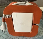 Apple 2008 Macbook Pro Power Supply With Quirky Cord Holder (rare). Fixed Price $20.00.