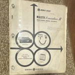 Ge Mobile Radio Mastr Executive Ii Maintenance Manual Lbi 30051C. Fixed Price $17.88.