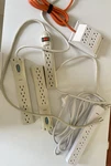 Rca Surge Protector Power Strip 6/8/12 Outlet White/beige 5.1-6.5 Ft Cord. Fixed Price $50.00.