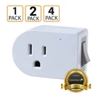 Grounded Ac Power On/off Switch 245J Surge Protector Outlet Wall Plug. Fixed Price $10.99.