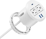 Jgstkcity 2-IN-1 Desktop Power Grommet With Usb-c Output, 125V, 12A, Ac Outlet. Fixed Price $33.79.