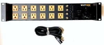 Wattbox WB-400-VCE-12 12-OUTLET Coax Power Conditioner Av Surge W/ Brackets Euc. Fixed Price $55.99.
