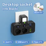 Eu Plug Outlet 4 Sockets Multitap Wall Power Strip Electrical 2 Usb 1 Typ. Fixed Price $21.64.