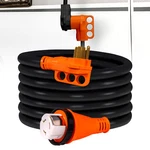 25FT 125/250V 50A Rv Power Extension Cord Nema 14-50P/SS2-50R Twist Lock Etl. Fixed Price $139.99.