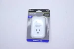 Commercial Electric 1-OUTLET Wall Mounted Surge Protector White 932 875. Fixed Price $7.04.