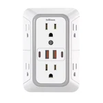 6 Outlet Extender Surge Protector Multi Plug Wall Adapter Usb Charger Ports With. Fixed Price $8.99.
