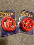 Red Polarized 3-OUTLET Coiled 12-FT Extension Cord 16/2 SPT-2 New Satco 93-174. Fixed Price $39.95.