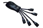 Accell Powersquid Flexible 5-OUTLET Surge Protector Very Good Condition. Fixed Price $18.70.