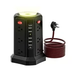 Passus Surge Protector Power Strip With 5 Usb Ports And Night Light... Fast Ship. Fixed Price $39.67.