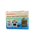 Simran Deluxe Step Down Europe To Us Voltage Converter Plug Model SMF-200 200W. Fixed Price $19.98.