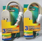 2 Pack Compact Power Strip Electric Extension Cord Cable Short 3 Outlet. Fixed Price $13.95.