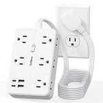 Surge Protector Power Strip 10 Ft Flat Extension Cord Ac Outlets & 4. Fixed Price $29.85.