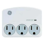 3-OUTLET Surge Protector Wall Tap, White Model # 35122. Fixed Price $9.95.